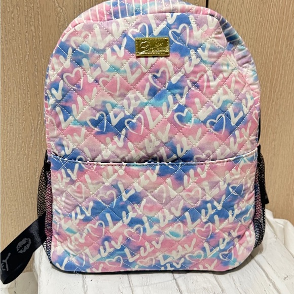 Betsey Johnson Colorful Heart Pattern Backpack main image 6